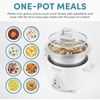 image:imageAroma 14Cup and 6Cup Stainless Rice Cookers Bundle with Uncoated Pots ARC757SG and ARC753SG