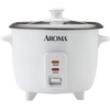 image:imageAroma Housewares Select Stainless Rice Cooker amp Warmer with Uncoated Inner Pot 14Cupcooked  3Qt ARC757SG amp Aroma 6cup cooked 15 Qt One Touch Rice Cooker White14Cupcooked  3Qt
