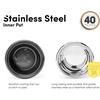 image:imageAroma Housewares Select Stainless Rice Cooker amp Warmer with Uncoated Inner Pot 14Cupcooked  3Qt ARC757SG amp Aroma 6cup cooked 15 Qt One Touch Rice Cooker White14Cupcooked  3Qt