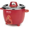 image:imageAroma Stainless Rice Cookers 6Cup amp 14Cup Bundle12Qt  Red  3Qt