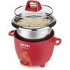 image:imageAroma Stainless Rice Cookers 6Cup amp 14Cup Bundle12Qt  Red  3Qt