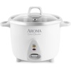 image:imageAroma Stainless Rice Cookers 6Cup amp 14Cup Bundle12Qt  Red  3Qt