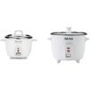 image:imageAroma Housewares Select Stainless Rice Cooker amp Warmer with Uncoated Inner Pot 14Cupcooked  3Qt ARC757SG amp Aroma 6cup cooked 15 Qt One Touch Rice Cooker White14Cupcooked  3Qt