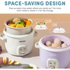 image:imageAROMA CoreCoat Rice Cooker with PopUp Food Steaming Basket 4 Cups Cooked 2 Cups UncookedWhite