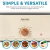 image:imageAROMA 22Qt Roaster Oven with SelfBasting Lid Fits 26lb Turkey Adjustable Temperature Settings Keep Warm Setting Stainless Steel ART832ST18 Qt Oatmeal