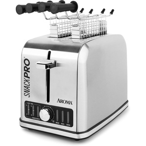 image:imageAROMA SnackPro 2Slice BreadBagel Toaster with Snack Toasting Baskets