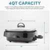 image:imageAroma Housewares Asp218B 3in1 Grillet Indoor Grill Black